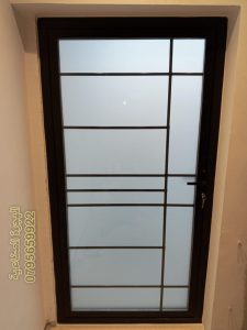 ابواب المنيوم مقطع خاص